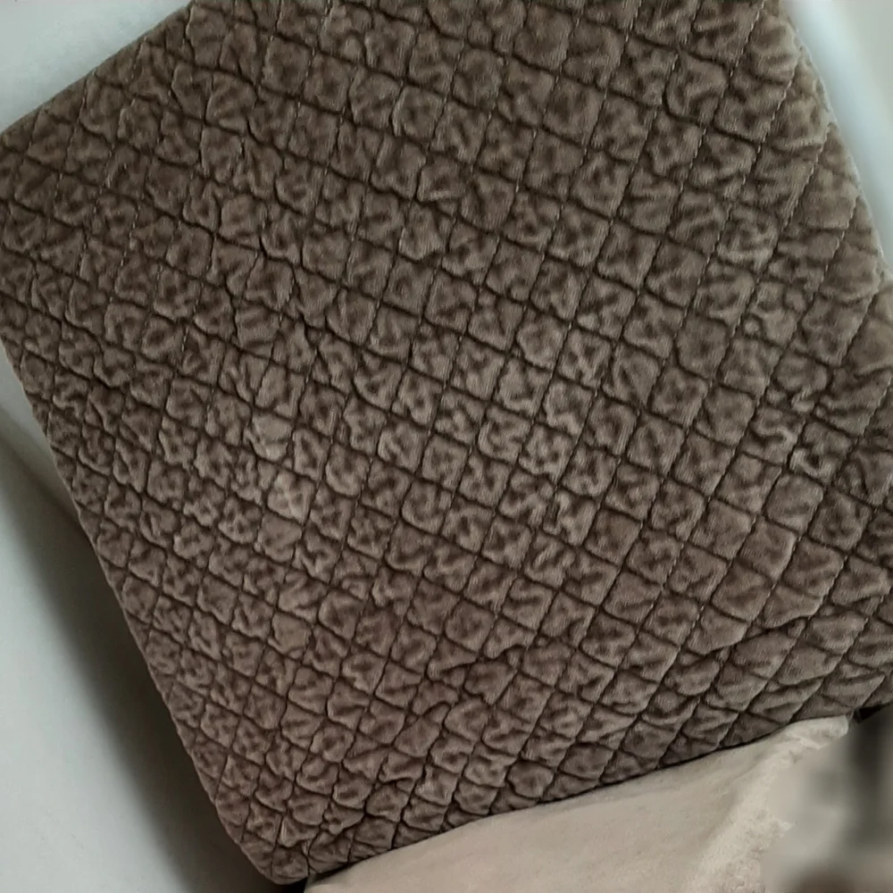 *Williams Sonoma Diamond Velvet Euro Shams